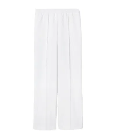 Gucci Gg Jacquard Trousers In White