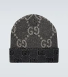 GUCCI GG JACQUARD WOOL BEANIE