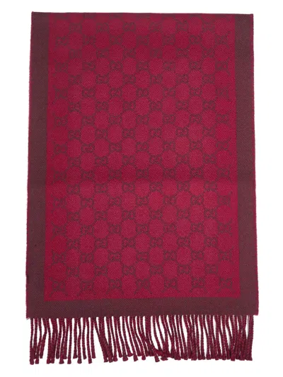 Gucci Gg Jacquard Wool Scarf