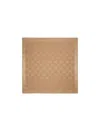 Gucci Gg Jacquard Silk Wool Shawl In Nude