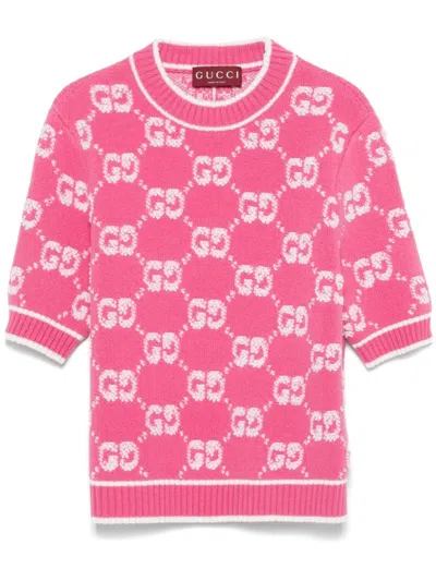 GUCCI GG JACQUARD WOOL SWEATER
