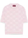 Gucci 'gg' Sweater In Pink