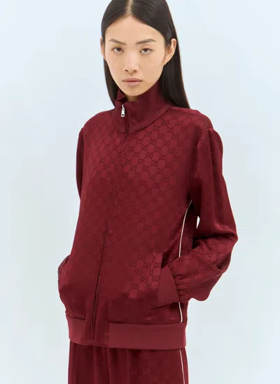 Gucci Reversible Gg Canvas Jacket In Red