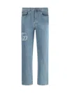 Gucci Men Laser-etched Double G Jeans