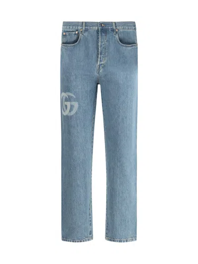 Gucci Gg Jeans In Blue