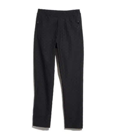 Gucci Gg Jersey Jacquard Sportswear Pants In Black