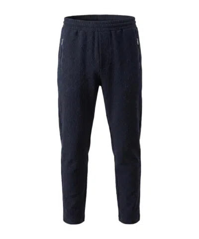 Gucci Gg Jersey Jacquard Sportswear Pants In Blue