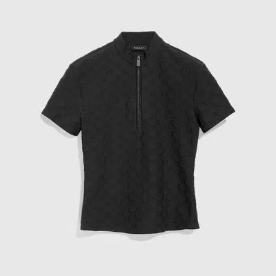 Gucci Gg Jersey Jacquard T-shirt In Black