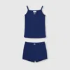 Gucci Gg Jersey Two-piece Set In Blue