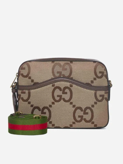 Gucci Gg Jumbo Fabric Shoulder Bag