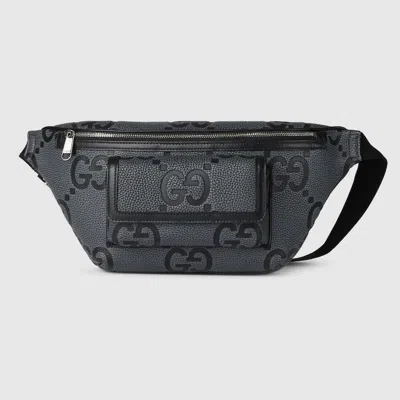 Gucci Gg Jumbo Large Belt Bag In Black