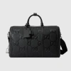 Gucci Jumbo Gg Small Duffle Bag In Black
