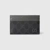 Gucci Gg Kartenetui Mit Gg Detail In Black