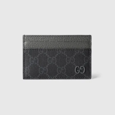 Gucci Gg Kartenetui Mit Gg Detail In Black