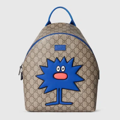 Gucci Gg Kinderrucksack Mit Prints In Sand