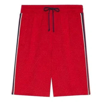 Gucci Gg Knitted Shorts 'red'