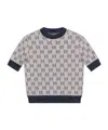 Gucci White Gg Jacquard Knit Sweater In White