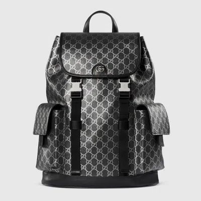 Gucci Gg Large Backpack In Black