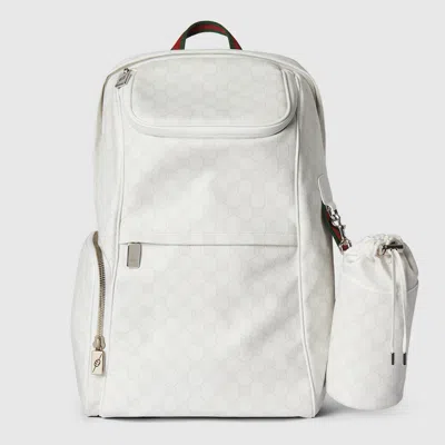 Gucci Gg Large Backpack In White