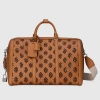 Gucci Gg Large Duffle Bag In Brown