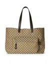 Gucci Large Gg Monogram Tote Bag In Nude & Neutrals