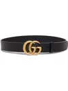 Gucci Gg Leather Belt Woman