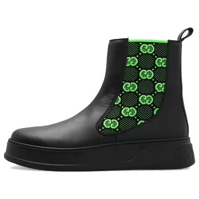 Gucci Gg Leather Boot 'black'