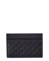 GUCCI GUCCI GG LEATHER CARD HOLDER