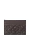 GUCCI GUCCI GG LEATHER CARD HOLDER