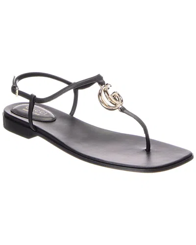 Gucci Elegant Mini Flip-flop Sandal In Black
