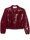 Gucci Naplack Leather Bomber Jacket