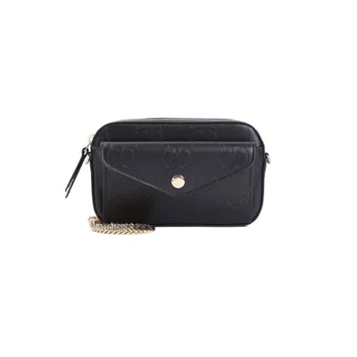 Gucci Gg Leather Mini Bag In Black