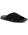Gucci Men Black Suede Slippers