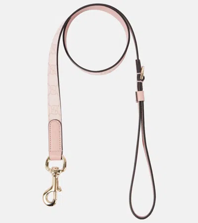 Gucci Gg Leather-trimmed Dog Leash