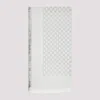 Gucci Rectangular Scarf With Interlocking Pattern In White