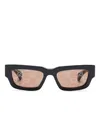 Gucci Gg-lenses Sunglasses In Grey
