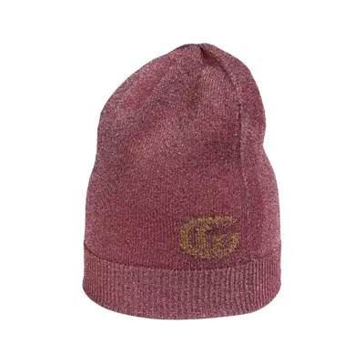 Pre-owned Gucci Gg Logo Beanie 'pink' | Women's Size L