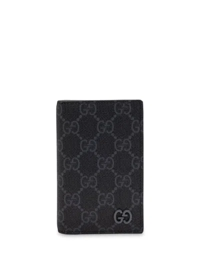 Gucci Gg Logo Cardholder In Black