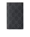 Gucci Gg Long Card Case With Gg Detail In Black