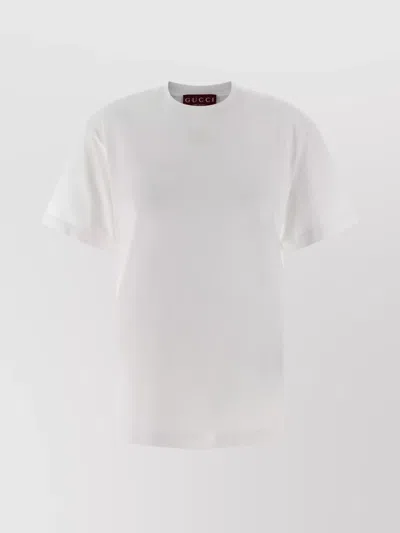 Gucci Gg Logo Crew Neck Short Sleeve T-shirt