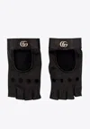 Gucci Fingerless Leather Gloves