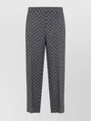 Gucci Gg Logo Flannel Wool Pants