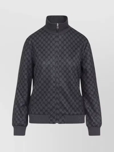 GUCCI GG LOGO FULLZIP SWEATSHIRT