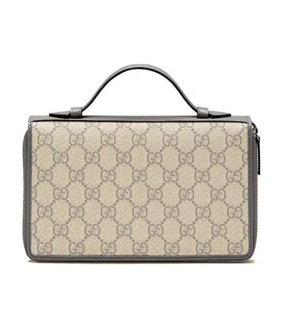 Gucci Gg Logo Handbag In Nude