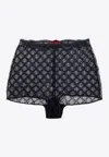 Gucci Culotte In Pizzo Con Motivo Gg All-over
