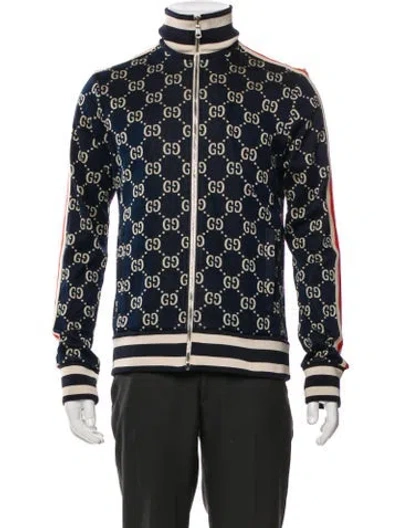 Pre-owned Gucci Gg Logo Jacket In Multi