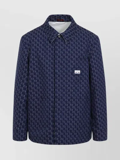GUCCI GG LOGO JACQUARD SHIRT