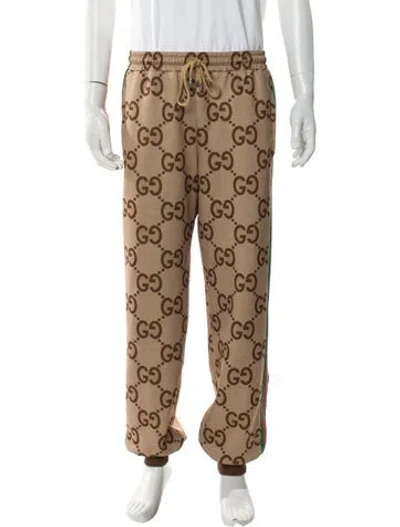 Pre-owned Gucci Gg Logo Joggers