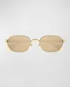 Gucci Metal Gg1593s Sunglasses In Gold