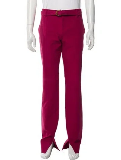 Pre-owned Gucci Gg Logo Pants In Pink
